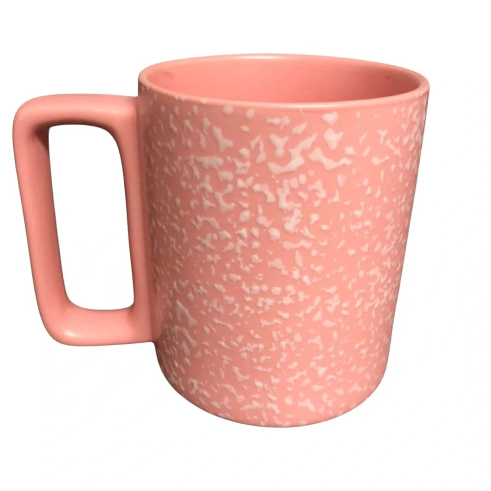 Starbucks Pink & White‎ Speckle Coffee Tea Cup Mug 12oz - Valentine’s Day 2019